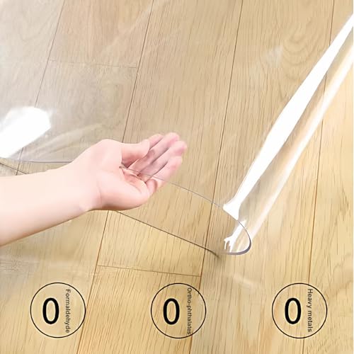 Heavy Duty Floor Mat for Rolling Chair Non-Slip Desk Protector for Carpet