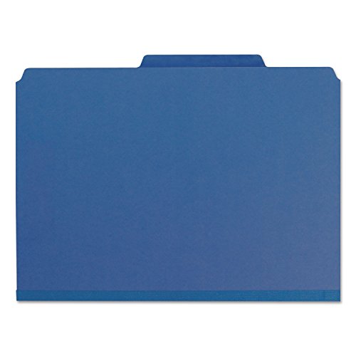 Smead 21541 - Recycled Folders, One Inch Expansion, 1/3 Top Tab, Letter, Dark Blue, 25/Box-SMD21541