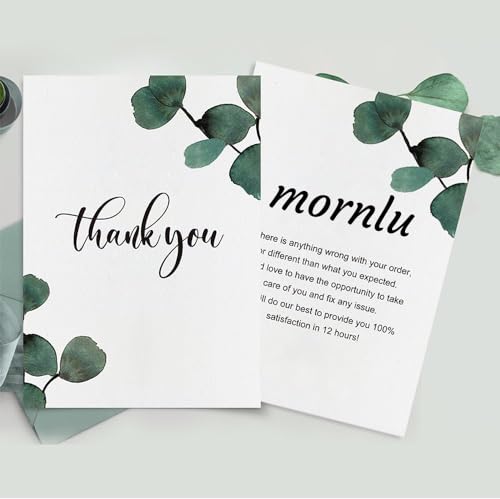 MornLu Custom Postcards 200 Pieces Personalized with Photo Logo Text Double Sided Gloss Card Stock for Invitations Announcements Thank You Cards