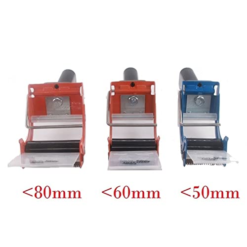 MENGKK Office Tape Dispensers 50/60/80mm Heavy Duty Tape Gun Dispenser Box Sealing Tape Dispenser Easy One-Hand Operation; About Random Color(Rojo)
