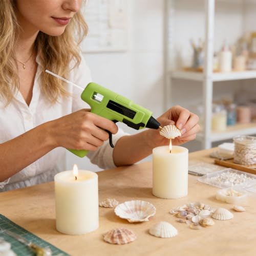 Hot Adhesive Device Fast Heating Adhesive Applicator Set Includes 20pcs Sticks For Projects And Household Repairs