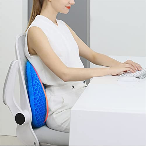 UIOLCFG Car Seat Office Chair Massage Back Lumbar Support Mesh Ventilate Cushion Pad Wear-Resistant Soft Comfortable