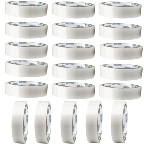 BookGuard 1 Inch Clear Book Repair Tape 15 Yard Roll, Case of 20