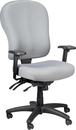 Tempur-Pedic TP4000C Ergonomic Fabric Swivel Task Chair with Tempur Material, Cooling Gel Layer, Grey
