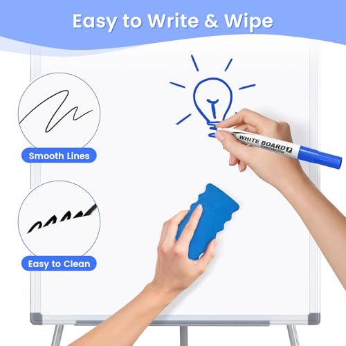MAKELLO White Board Stand 36x24 in, Portable Whiteboard Easel