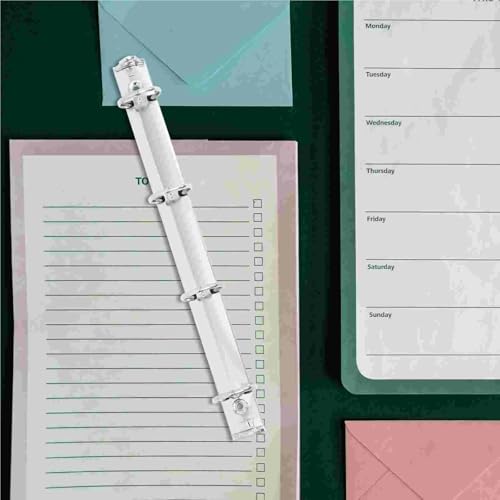 Book Rings Clips 8Pcs A4 Metal Binder Clips Iron Material Notebook Planner Folder Loose Leaf Binding Combs Office Supplies
