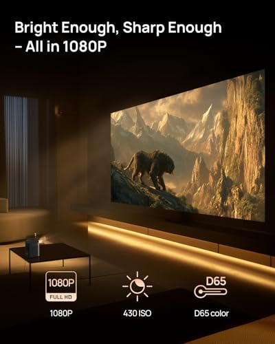 XGIMI MoGo 2 Pro (New) 1080P Portable Projector, Supports 4K, Auto Focus