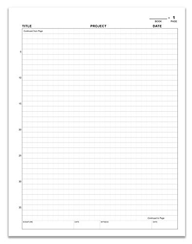 BookFactory Carbonless Chemistry Lab Notebook, 100 Sets of Pages