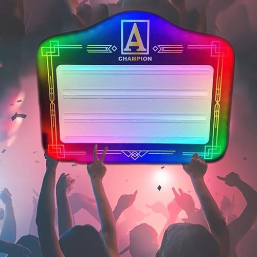 Bottle Presenter Sign for Night Club, LED Club Bottle Presenter, Color Letter Billboard, Hand Holding Luminous LED Presenter, Happy Birthday, Changeable Letters VIP Service for Club Party,B