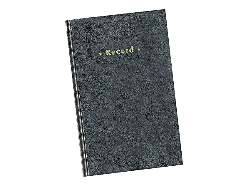 Staples Blue Marble Hardbound Ledger, 300 Numbered Pages, 7.25x11.75