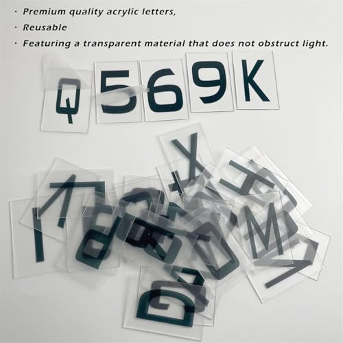 Handheld VIP Bottle Service Sign LED Letter Bottle Presenter Acrylic Spellable Letter Plaque Custom Logo Bottle Presenter Lights Card,A
