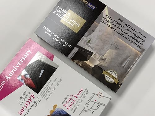 IMPACTONLINEPRINTING Custom Postcards Printing - Upload your own picture and Add your personalized message, Printed on 16pt Heavy Paper Stock (350gsm) (100pcs, 5"x7")