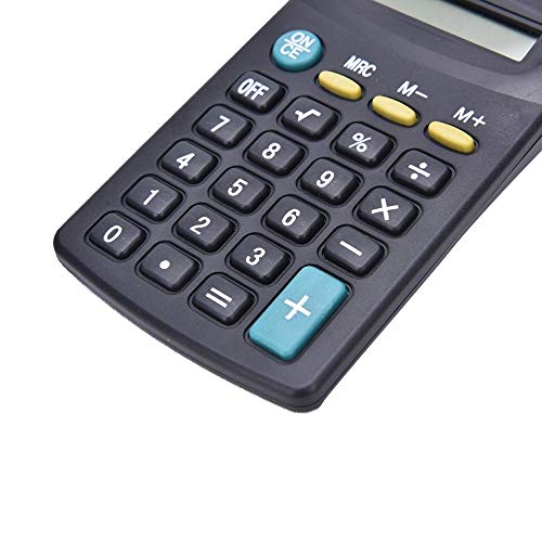 QERTYHJK Portable 8 Digit Calculator General Purpose Electronic Battery Powered School Company Office Supplies