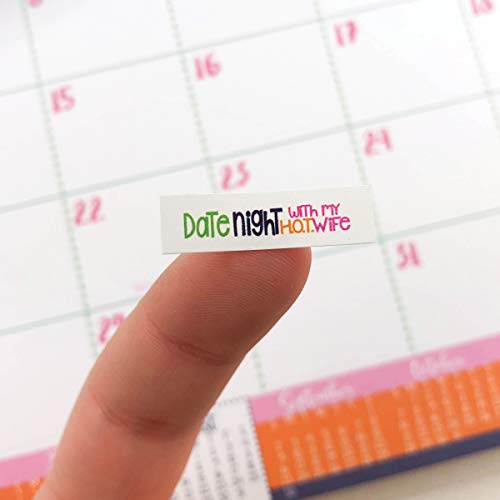 Bulk Dad Planner Stickers, Case of 50 Sticker Sets, 644 Stickers/Set, Calendar Stickers for Birthday & Anniversary Reminders, Holidays, Date Nights, Family Events, to-Dos