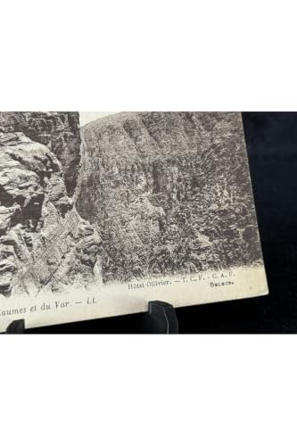 SODEF Vintage French Postcard Hotel Ollivier Guillaumes Gorges Var River Scenic View Collectible Travel Memorabilia