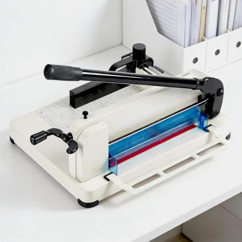 XUANIIIL Heavy Duty Paper Cutter - 400-Sheet A4 Guillotine(12"-A4)