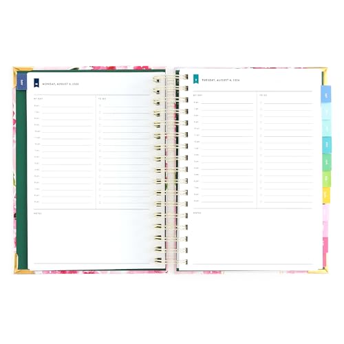2026-2027 Daily Planner by Emily Ley – Simplified Spiral Planner Blush Hydrangea, August 2026–July 2027 – 12-Month Academic Year Organizer for Women