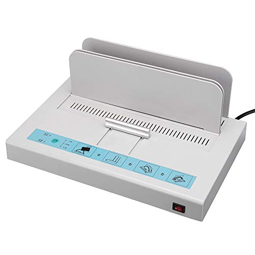 110V Thermal Binding Machine, 500 Sheets Capacity Book Binding Material Book Binder Machine A3 A4 A5 Book Envelope Electric Metal Thermal Binder Stapling