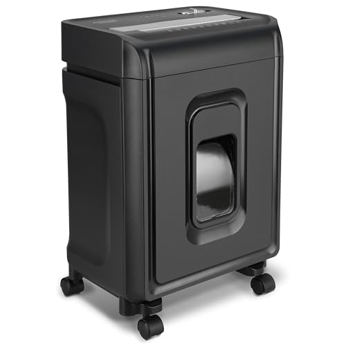 Aurora AU830MA High-Security 8-Sheet Micro-Cut Paper and Credit Card Shredder/ 20 Minutes/Security Level P-5