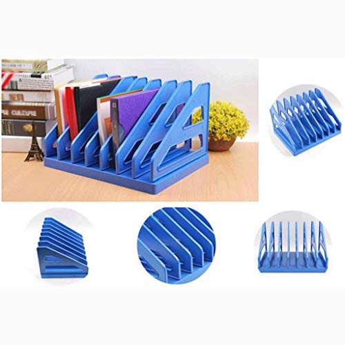 AFPSDLFJDLS Wall File Organizer, Stackable, Letter Size, Document File Stand Book Rack Organizer for School Home