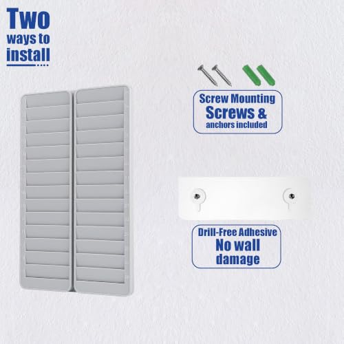 Time Card Rack System Durable Construction with Mounting Hardware 28 Pocket