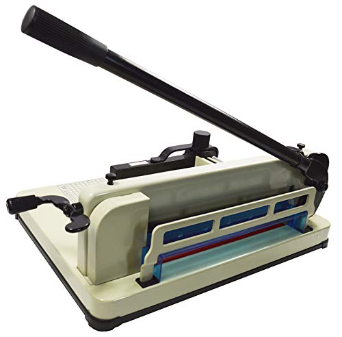 INTSUPERMAI Paper Cutter 12.2inch Stack Paper Trimmer Cutter A4 Manual with 0.02-1.58inch Tickness Max Width 12.2inch Heavy Duty Guillotine Paper Trimmer for Office School