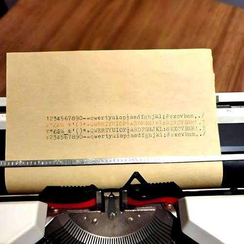 GSHSHOU Portable Manual Typewriter, Retro Classic Word Processor, Old-Fashioned Mechanical Typewriter, Ideal for Novel Writing in Remote Areas.