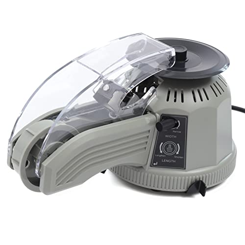 Zcut-2 Automatic Tape Dispenser, 110V Double-Sided Electric Automatic Carousel Tape Dispenser 3-25mm Tape Width Tape Cutting Machine