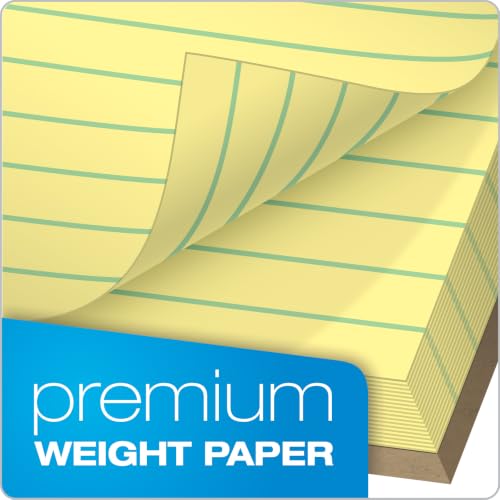 Tops Docket Gold, Yellow Legal Pads, 50 Sheets, 12 Pack, 8.5 x 14 Inch