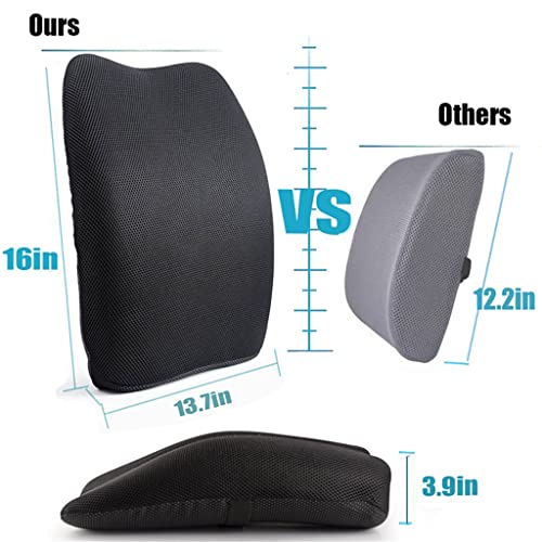 GFHSKRPL Lumbar Support Cushion Back Pillow Orthopedic Design Provides Low