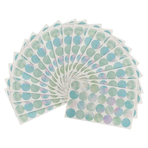 Hole Reinforcement Stickers 100 Sheets Loose-Leaf Paper Hole Repair Protection Sticker Repair Punch Reinforcement Sticker Label Hole Reinforcement Stickers(Style 1)