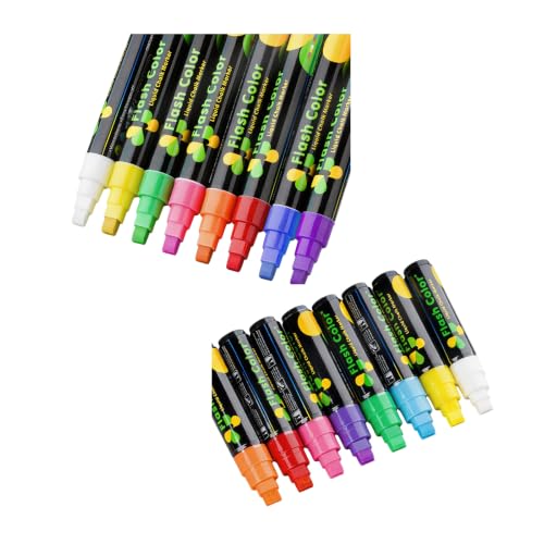 of Liquid Chalks Marker Fluorescent Highlighter Marker Pen Dry Erasable Pens for Writing Blackboard Whiteboard Whiteboard Pen