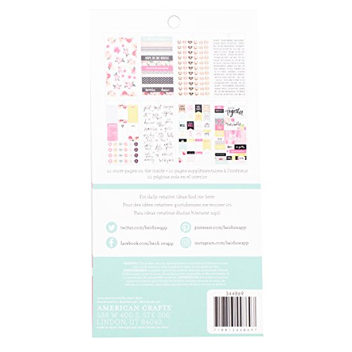 Heidi Swapp Miscellaneous Color Fresh-Memory Planner-Sticker Book-Gold Foil-30 Sheets