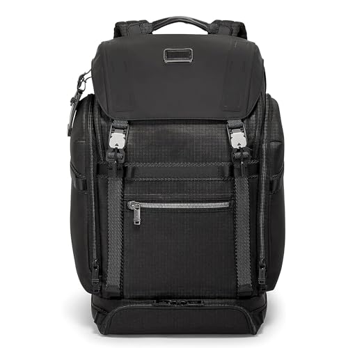TUMI Alpha Bravo Expedition Flap Backpack, Black