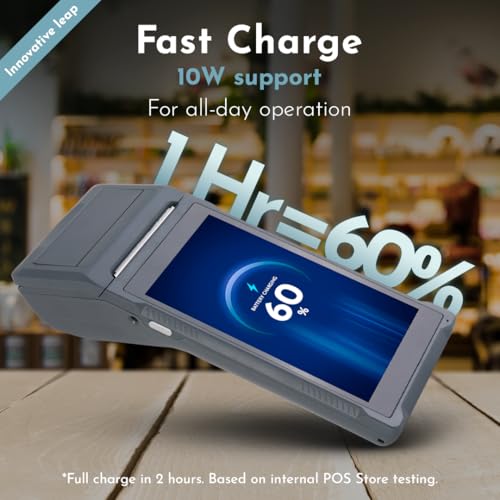 POS STORE Q2i Mobile POS Terminal, Android 11, 58mm Printer, 2GB RAM 16 ROM