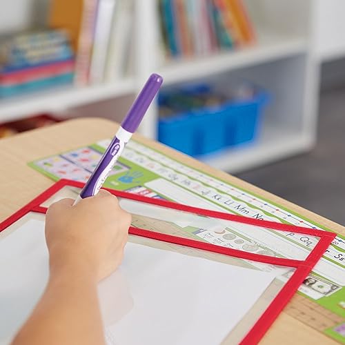 EAI Education SmartPAL® Dry-Erase Sleeves Classroom Kit: Assorted Colors - Set of 30