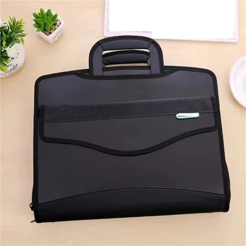Expandable Accordion Filing Folders Important Document Organizer - Accordion File with Zipper & Labels, 13 Pocket Expanding Folder for Store Letter-S