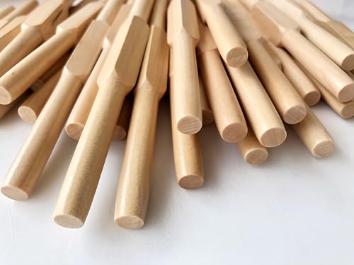 penepico Montessori Spindle Box with 45 Spindles – Solid Beechwood Counting Toys, Number Sense & Zero Concept, Preschool Homeschool Math Materials, Educational Gift for Kids 3-5