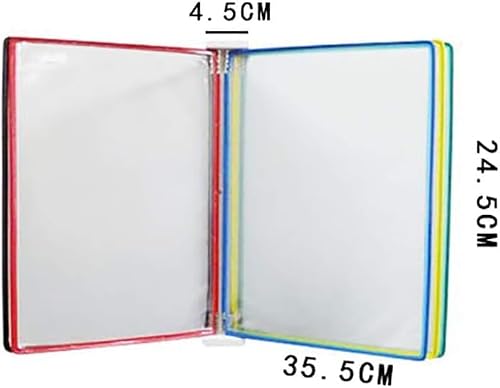 Flip File Holder, Wall-Mounted Magnetic Display 35.5 * 24. 4.5CM