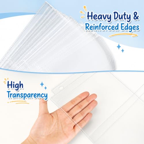 MaxGear 200 Pack 4x6 Photo Sleeves for 3 Ring Binder (1200 Pictures)