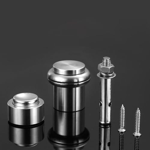 Stainless Steel Strong Door Stopper Heavy Duty Solid Wood