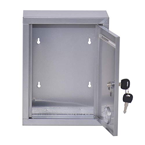 FENOKD Stainless Steel Mailbox - Suggestion Box Trumpet Outdoor Complaint Letter Report Box Suggestion Box
