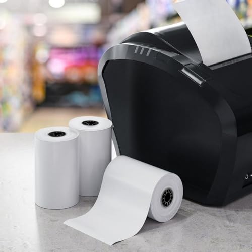 BAM POS 3 1/8” x 230’ Thermal Receipt Paper Rolls - BPA Free - Credit Card Paper - Point of Sale Cash Registers - 30 Rolls Per Case