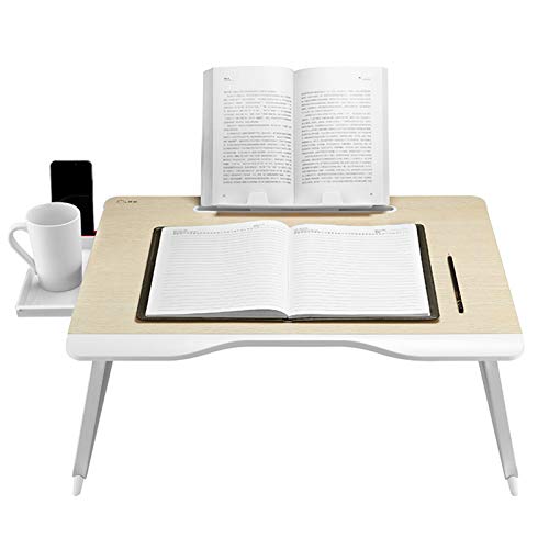 FUFU Coffee Table Lap Standing Desk, Portable Bed Tray, Can Eat, Write, Read, Work On The Bed and Sofa