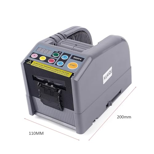 Automatic Tape Dispenser,Automatic Tape Dispenser, 7-50mm Efficient Microcomputer Intelligent Large Auto Tape Cutter Cutting Machine,Office,Warehouse,Retail Store(8)