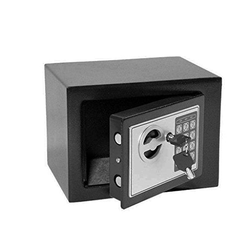 TBLOTYD Safe Box,Digital Electronic Safe Box for Home Office Hotel Security Solid Steel with Keypad Lock/Black/16L ，Black-4.6L