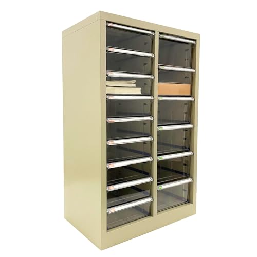 Yokoma File Cabinet 15 Drawers Vertical Document Storage Cabinet Paper Organizer for Home Office