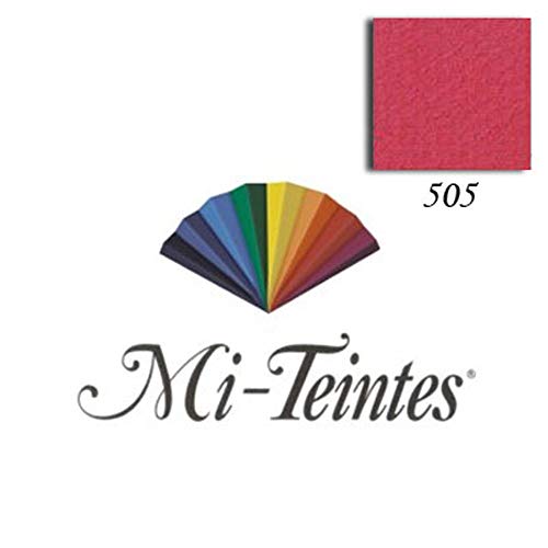 Paper 50x65 cm 160 g/m², Canson, 60321204, Mi-Teintes, Red, 25 Sheets