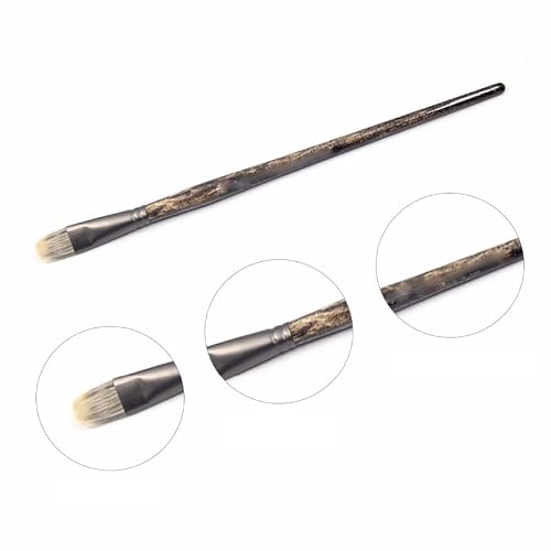 UOHLCX HBJWOV 6 pcs Watercolor Painting Brush Wood Grain Birch Artist Oil Painting Brushes Acrylic Paint Brush Set Art Supplies