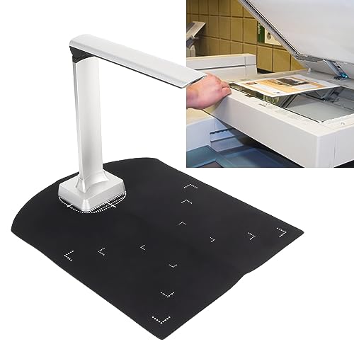 Y3 Portable Document Scanner, USB 12MP Document Camera, Liftable A4 Smart Book Scanner, Travel Friendly, CMOS Sensor, OCR Function for Windows